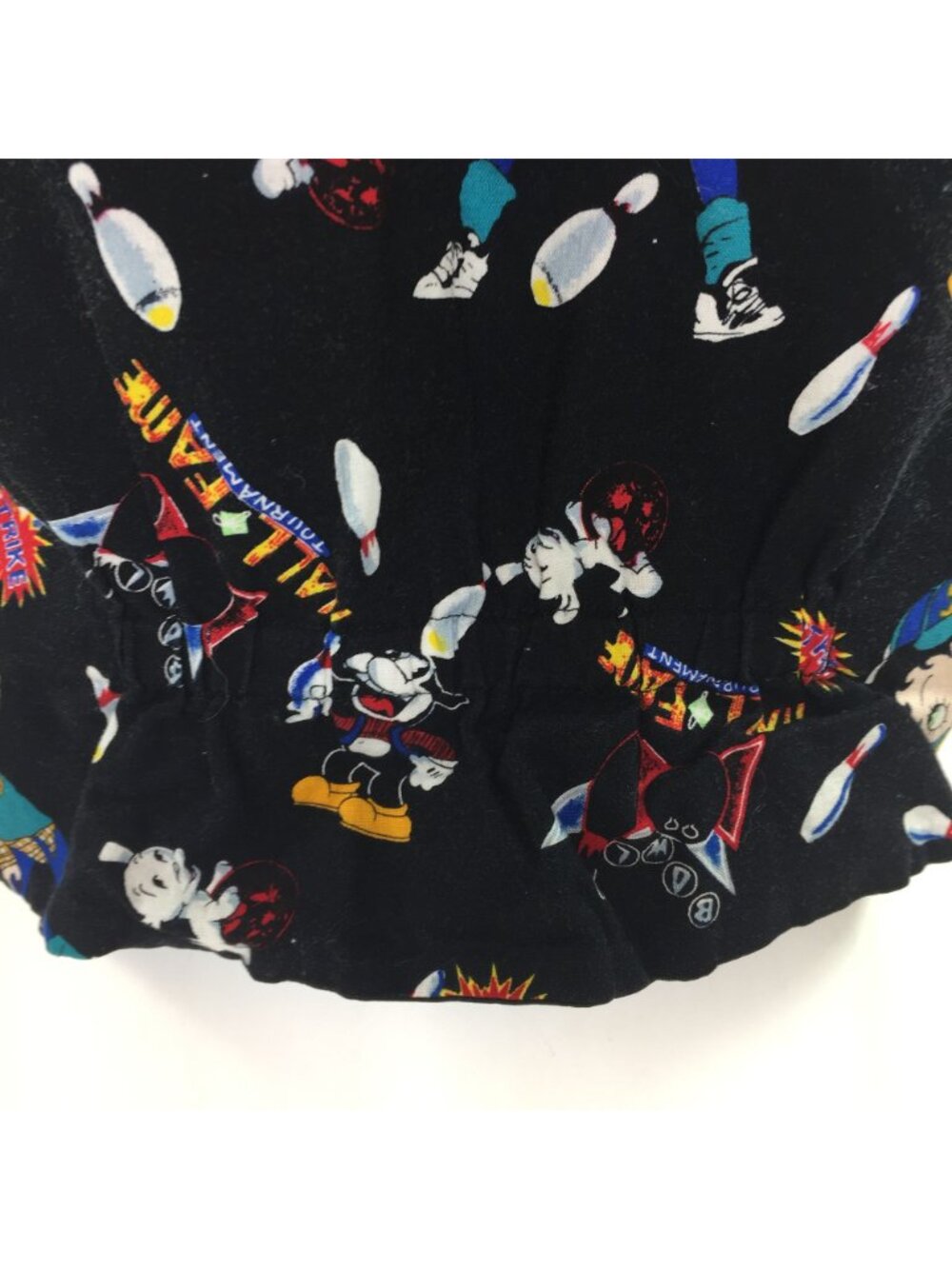 Handmade Womens Betty Boop Bowling Black Vest - Picture 7 of 14